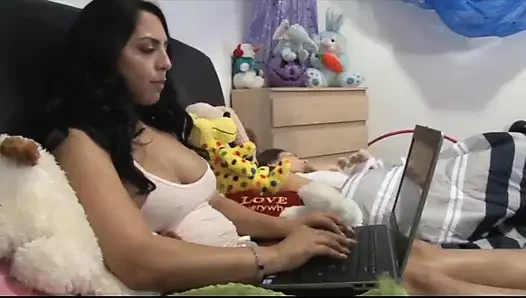 A Wild Sexy Lesbian Night for Two Hot Brunettes!