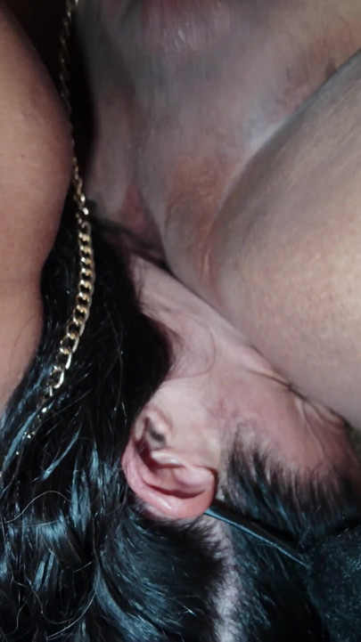 Slut at a motel kissing, sucking, having bareback sex, and eating ass | Clip 2