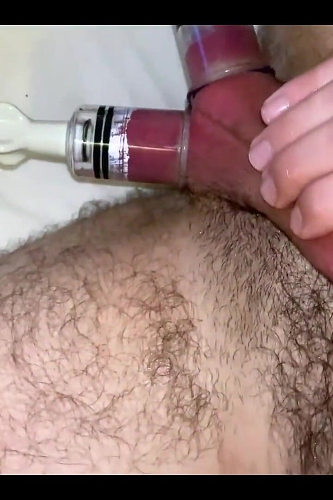 CBT Extreme Pain Pumped Balls Cum