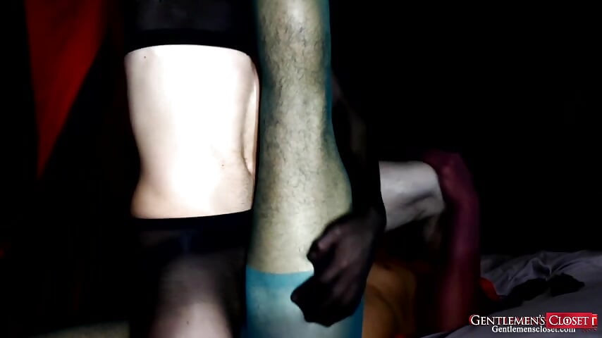 GentlemensCloset Levi Tucker Introduces Trey To Hot Sheer Tights Fetish Fun