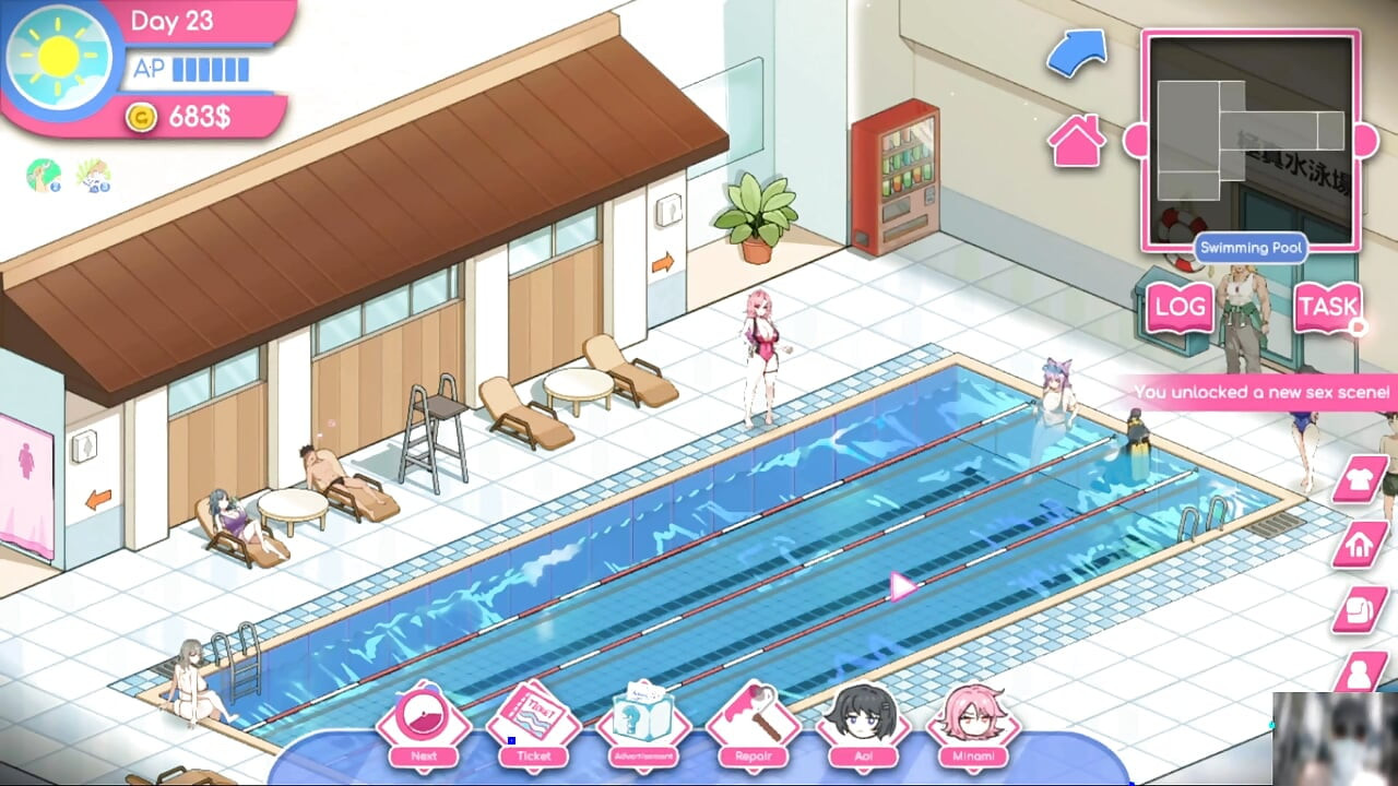 EP-4 "LIFEGUARD HOLIC GAMEPLAY!NTR! HENTAI GAME! แฟนจับได้ว่าฉันกับแฟนสาวกำลังเย็ดกันในบ้านของเขา"