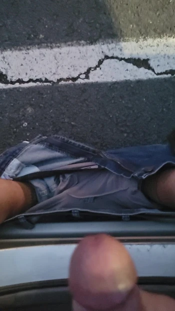 Parking lot masturbation