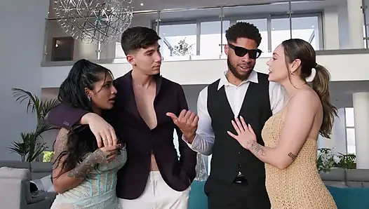 Wild Swingers with My Wife and Her Best Friends- Yasmina Khan- Catherine Knight- Brady Bud
