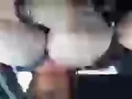 Laura driving with her tits out