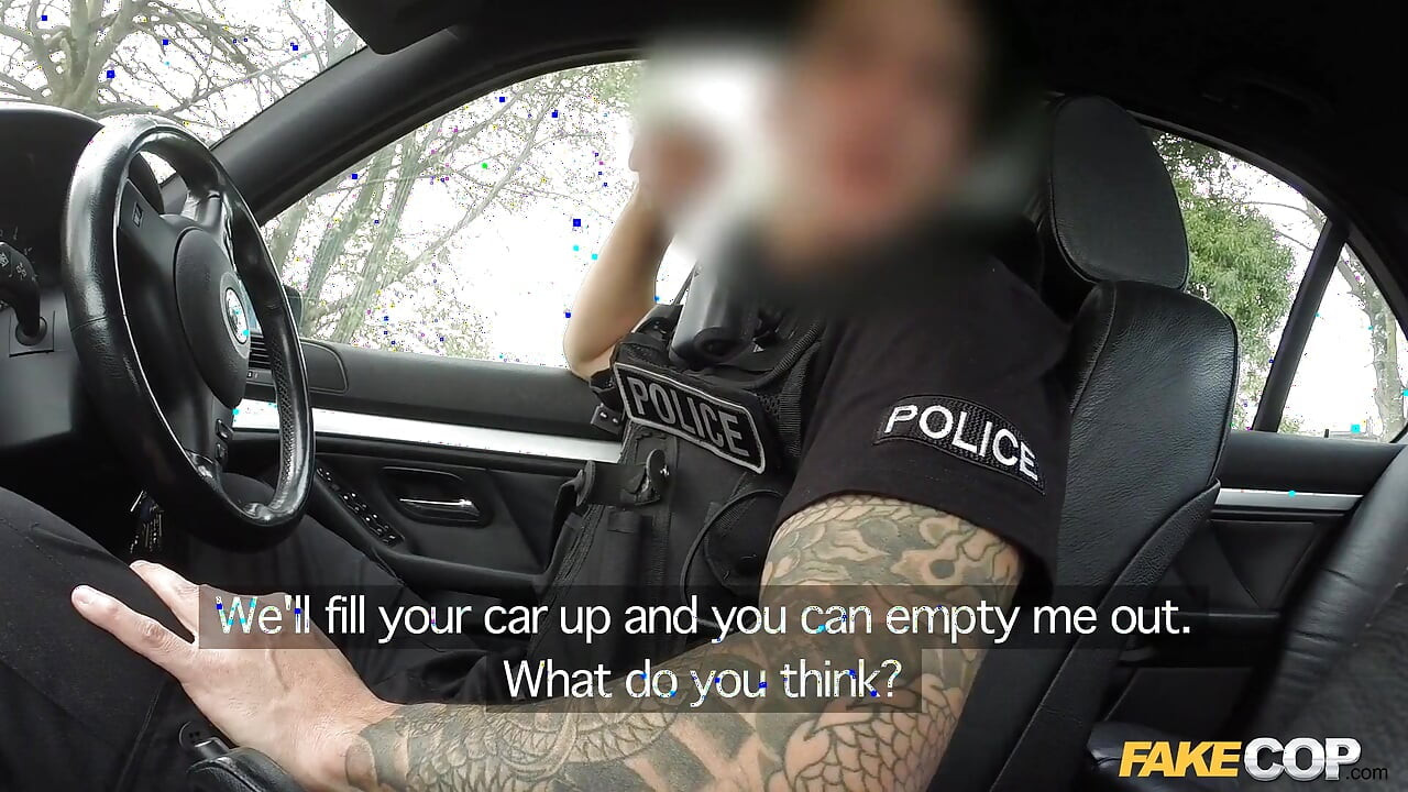 Fake Cop - Unfaithful Girlfriend Candi Coxx Cucks Her BF