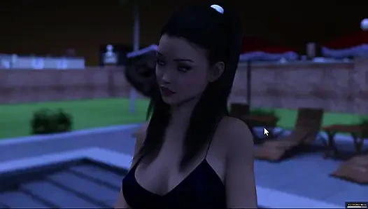 Summer with Mia 2 # 8 - Cindy'i dışarıda siktim