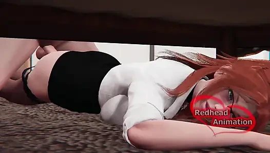 Step Mom Stuck and Fucked Under the Bed