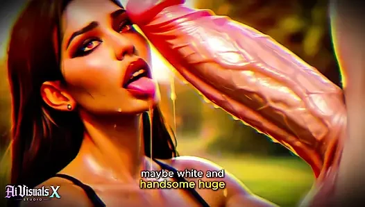 (4k) yapay zeka 3 boyutlu animasyonlu porno - latin baddie büyük beyaz yarağa tapıyor (ırklararası asmr) - yapay zeka görselleri x