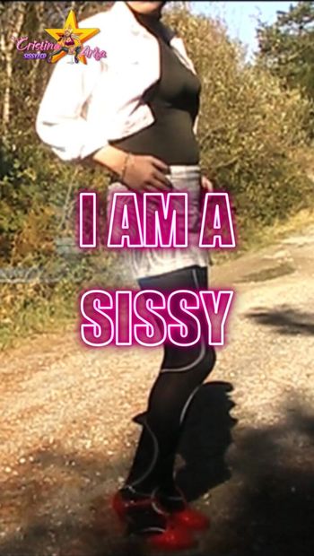 Moments: Sissy exposed walking outdoors