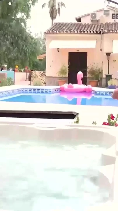 OldNanny - Busty MILF Teases And Plays In Hot Tub With Sam Bourne | Clip 1
