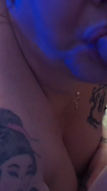 Powerful moment from "BBW Masturbating Pussy & Sucking Cock"