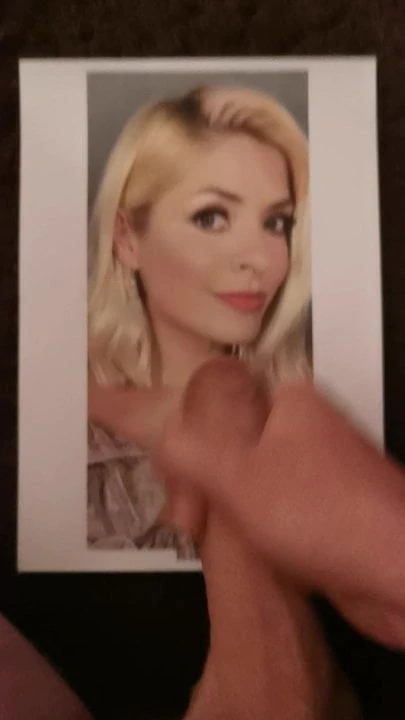 Holly Willoughby cum tribute 95
