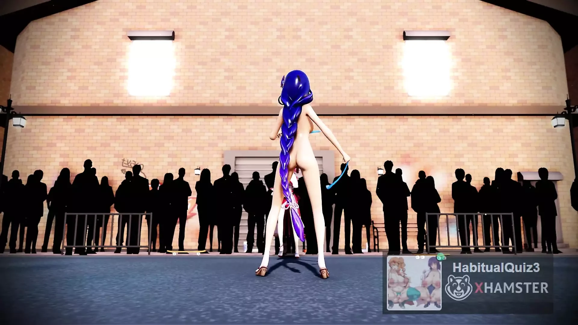 Mmd r18 raiden shogun genshin impacto promoção pública 3d hentai com loção de porra, festa pública, sexo em grupo