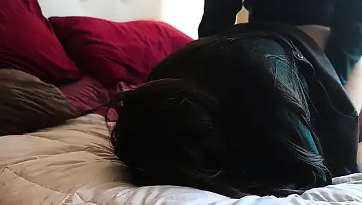 She skips classes to FUCK her best friend's boyfriend!