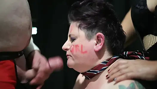 Teachers Dirty Slut Gets Double Dominated - Preview