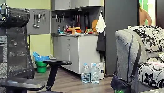 Küçük dildo, götünü sik