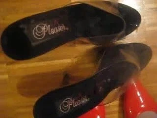 auf die nylons gespritzt