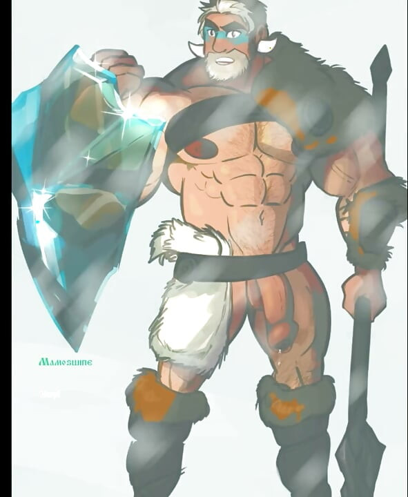 Her manly caveman in the first gay fuck.