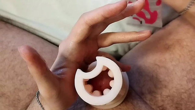 Lovense vagina sleeve masturbation