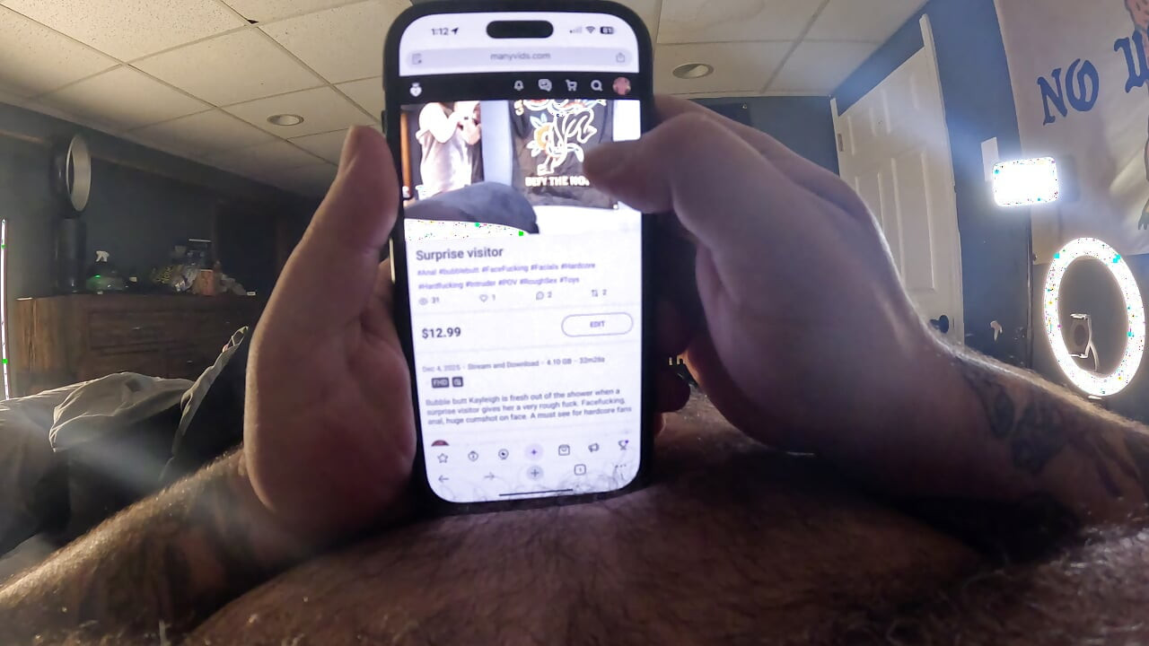 Stepmom catches you jerking off Xmas morning