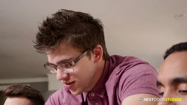 Friend walks in on roommates jerking off together - NextDoorBuddies