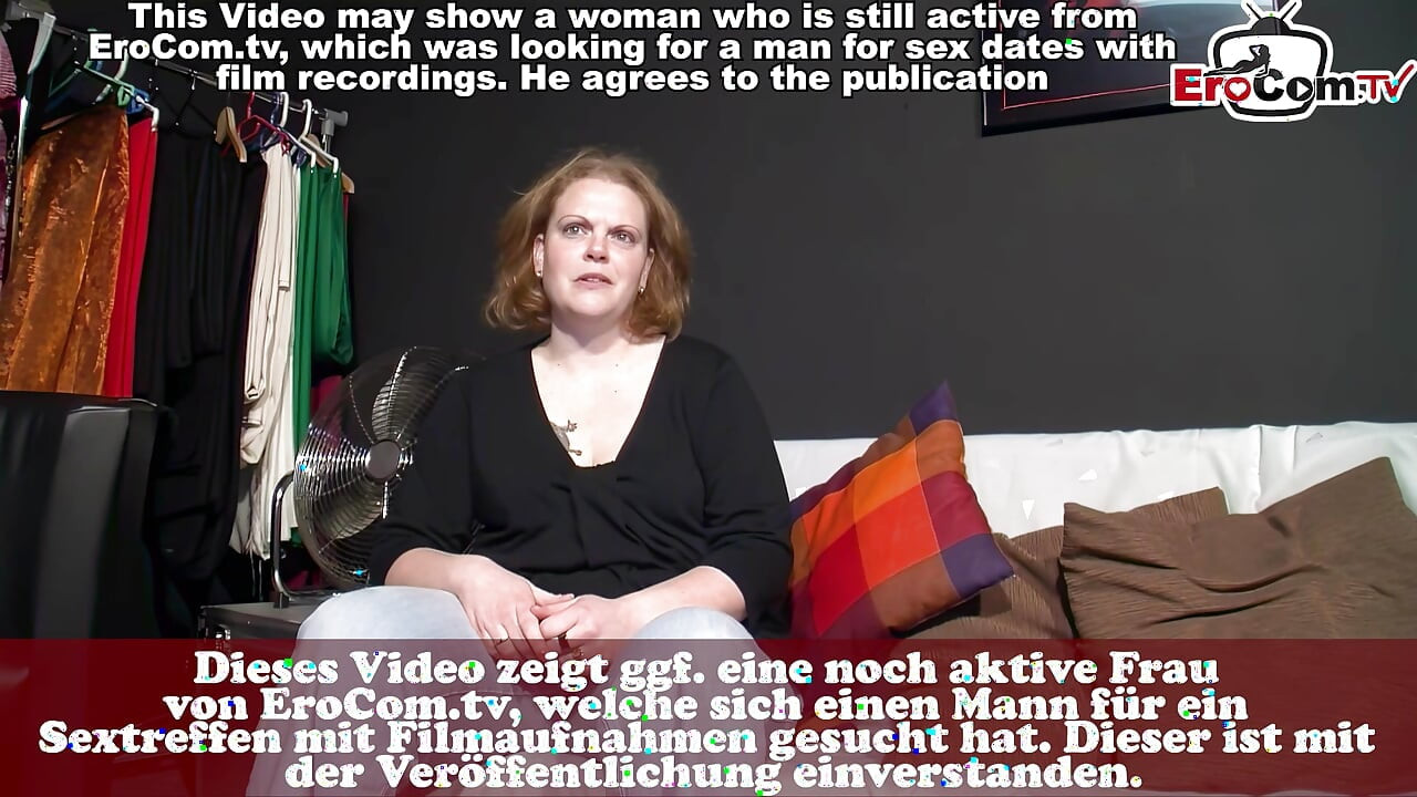 Fette Deutsche macht ersten Erotikfilm beim Taschengeld Casting