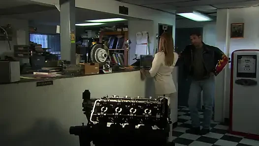 A huge cock for a sexy blonde girl