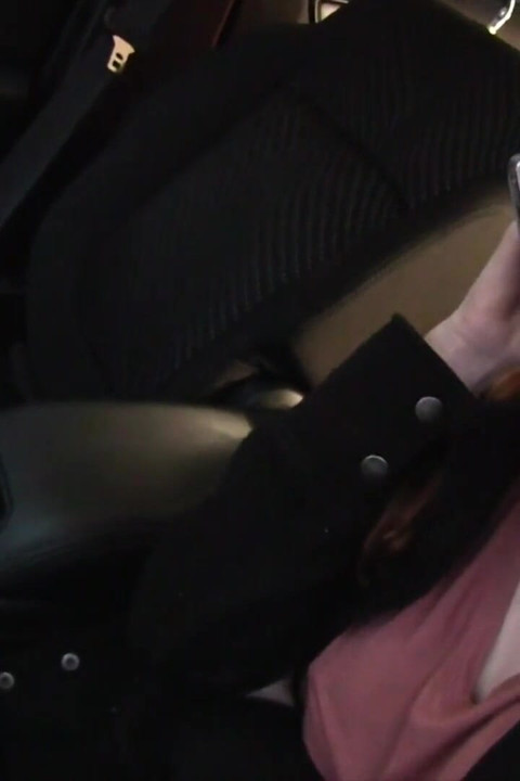 Naughty redhead Abbey Rain sucks and fucks big black cock while eating cum