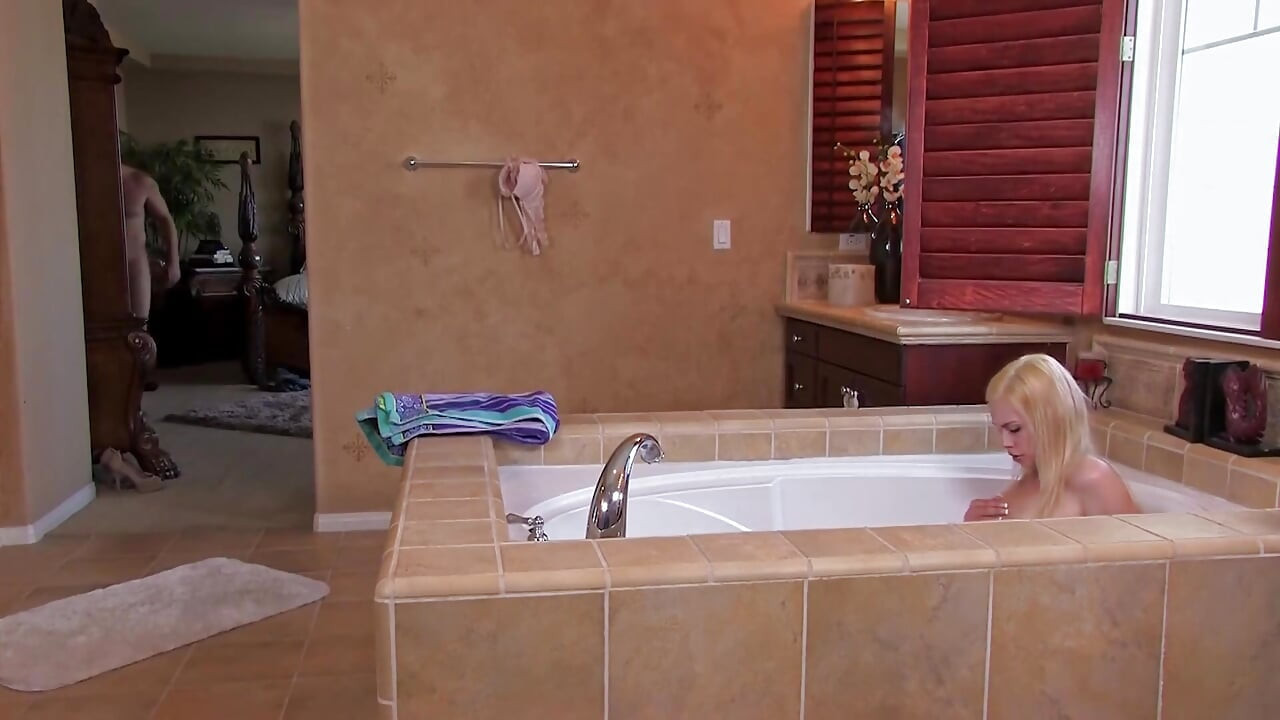 Blonde Slut Gets Fucked Hard in the Bathroom and Rides the Cock