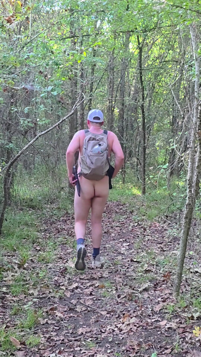 Naked hiking adventures
