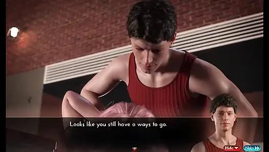 The Genesis order.: streamer girl is having sex in the gym while her fan...