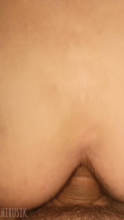 A young hungry inexperienced twink shoved a big dick in his ass for an orgasm and a strong | Clip 1