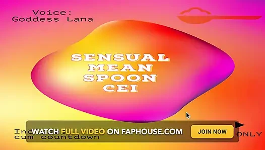 Sadece ses - şehvetli ama bir şekilde cei kaşık klip boşalma geri sayım dahil