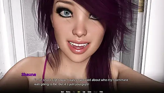 Wvm - My Trans Girlfriend Gives Me a Sloppy Blowjob in the Basement