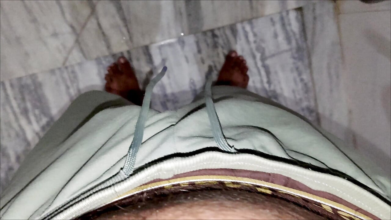 PART-1Bangalore Indian Young Boy Pissing In Toilet During Summer Time