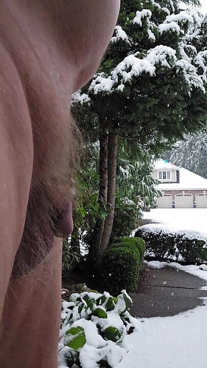 Front Door Snow