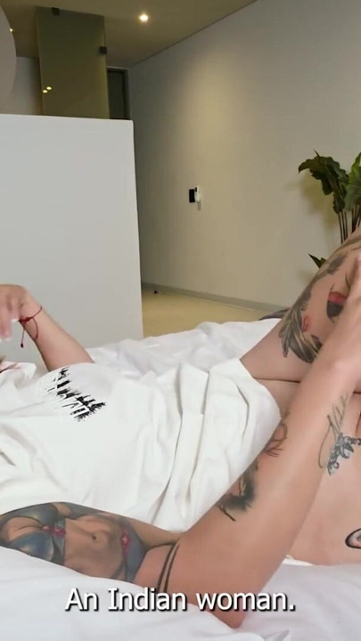 There was no other room available and I ended up getting fucked by my stepbrother without a condom - Andrea Castro | Clip 1