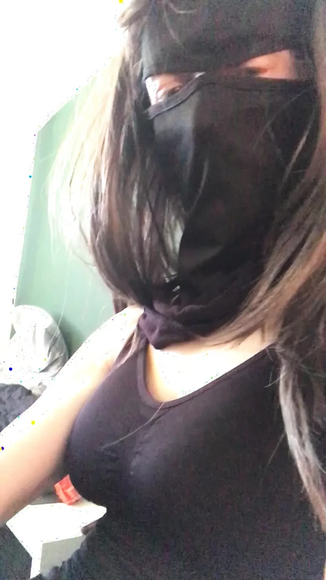 The masked crossdresser