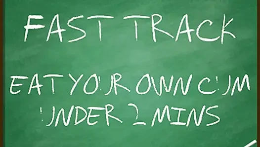 AUDIO ONLY - Eat your own cum under 2 mins