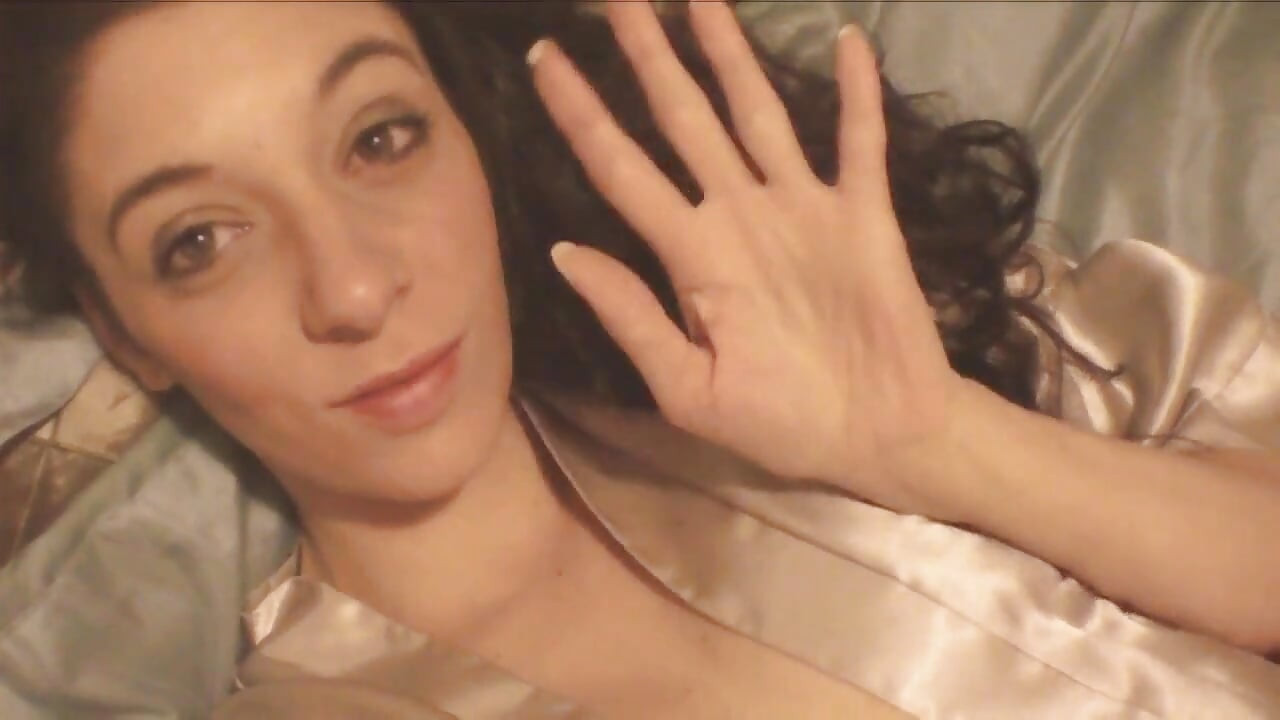 Filming herself masturbating