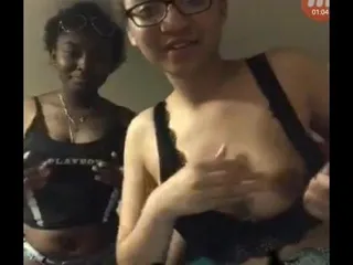 3 hot ebony on webcam
