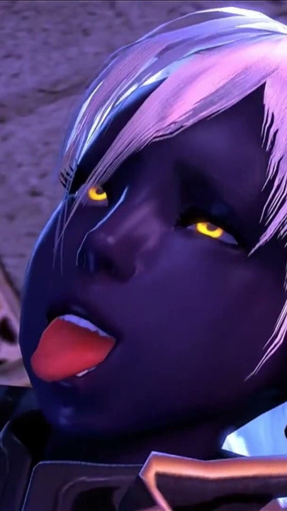 Secazz Delicious dark elf swallowing huge cock pregnant intense sex hard hot pussy gaping intense fucking | Clip 1