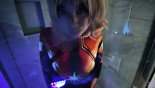 Captain Marvel Alien Gangbang