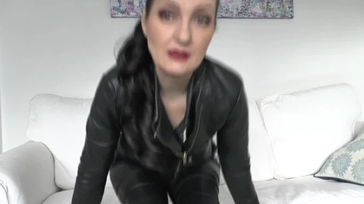 Bound to the Fuck Machine in a Cock Cage, Swallowing a Stranger's Cum, Lady Victoria Valente