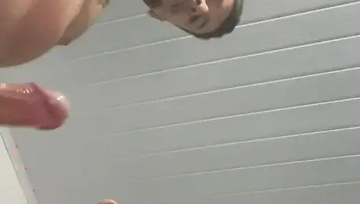 Sucking soft and feeling the veiny cock get hard inside the mouth - Facial cumshot in part 2 available on VIP