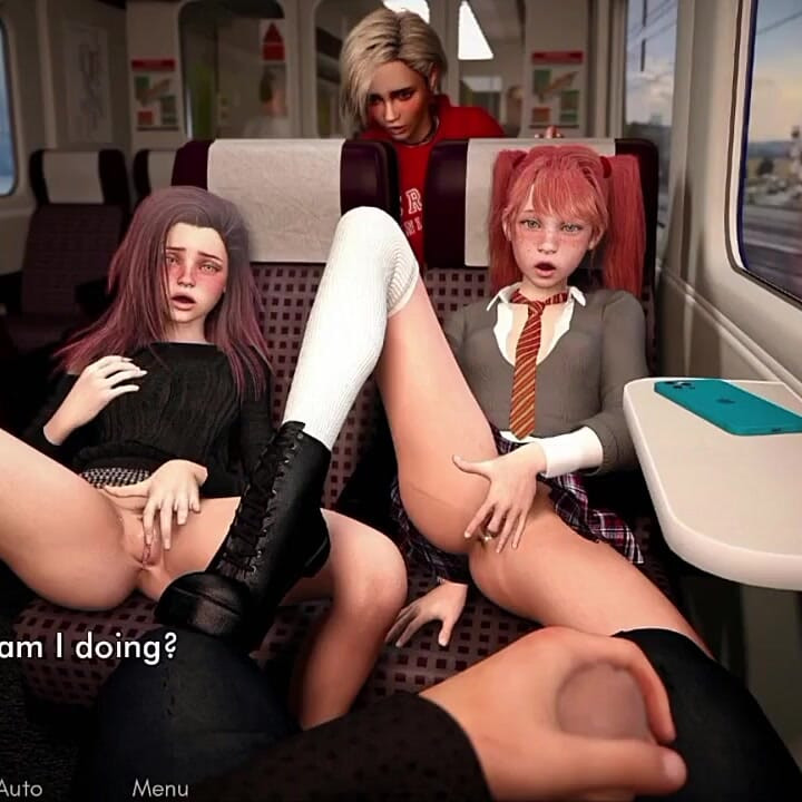 Innocent 18 Plus Teens Are Fucked in a Train