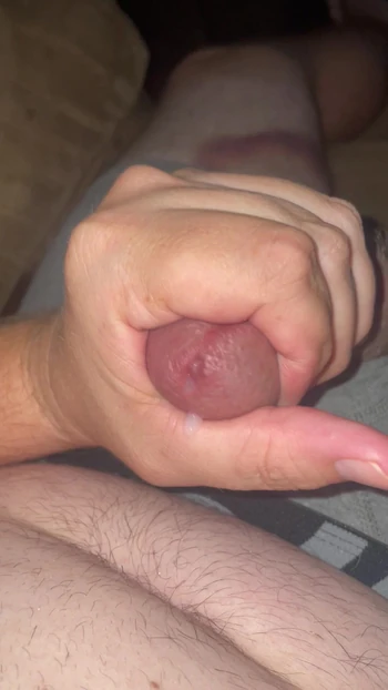 Cum shot! Quick release before bed!