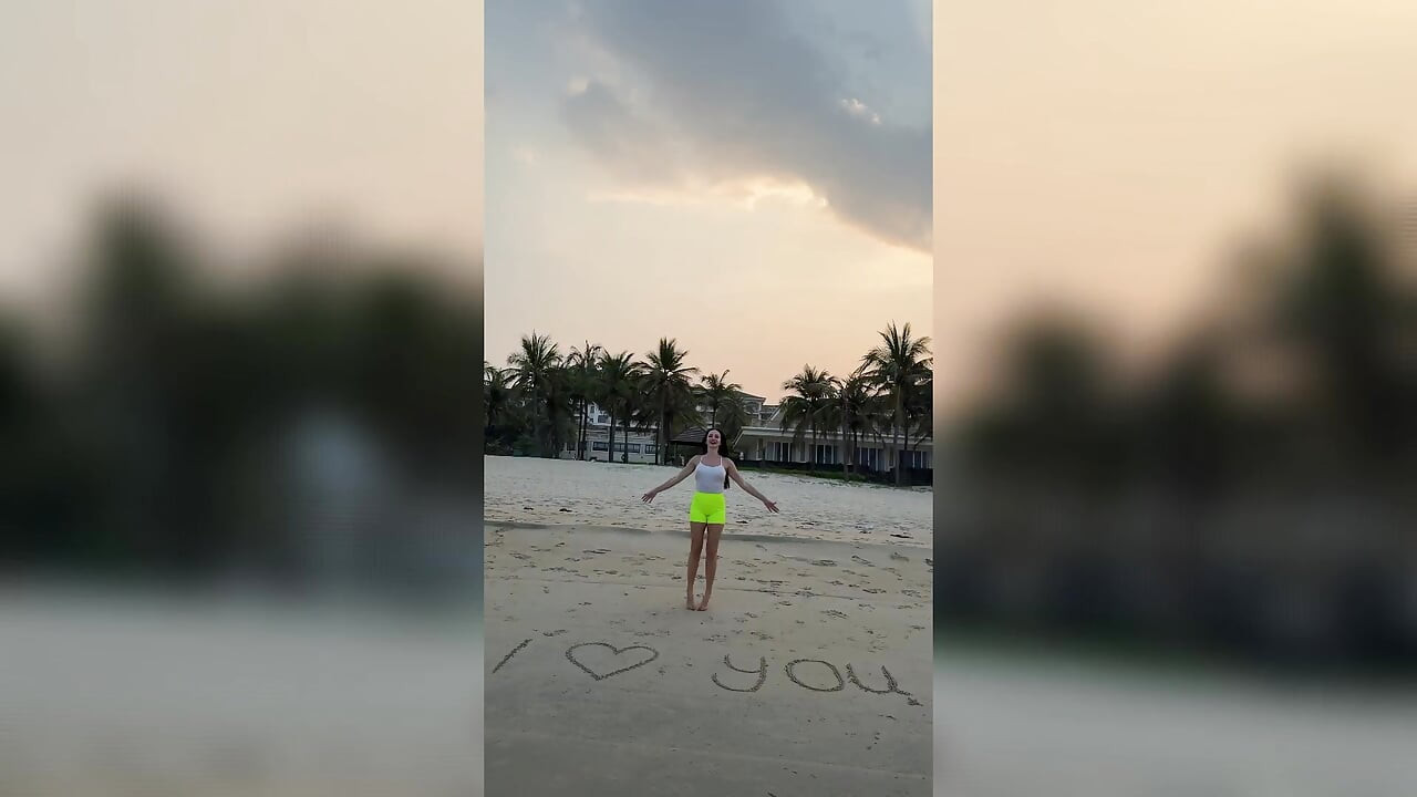 Getting Wet and Messy in See-through Top Outdoor