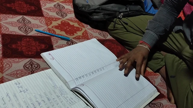 Indian Desi Village Younger College Student and Young Masterji
