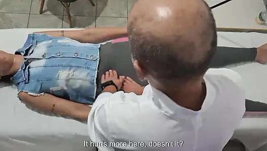 Die Ersatz-Orthopädische Ärztin war verrückt.